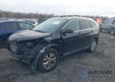 2012 Honda Cr-V Ex-L z USA, uszkodzony, nr VIN 5J6RM4H7XCL013341